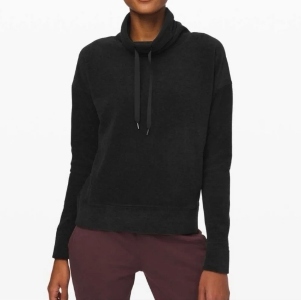 Lululemon Go Forward Pullover Funnelneck Fleece Sweater Sz 6